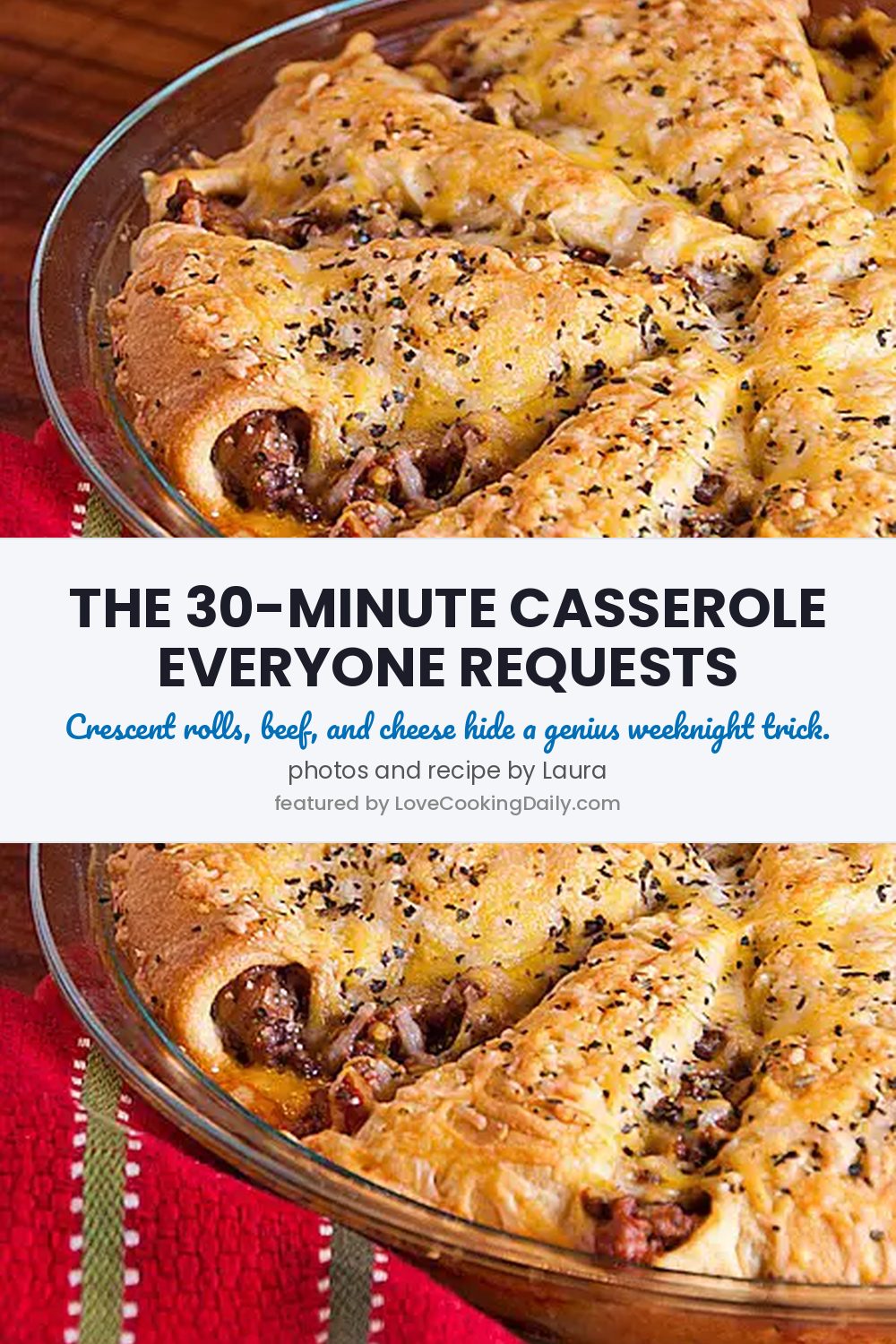 The Easiest And Yummiest Italian Crescent Casserole You Can Make - LoveCookingDaily.com