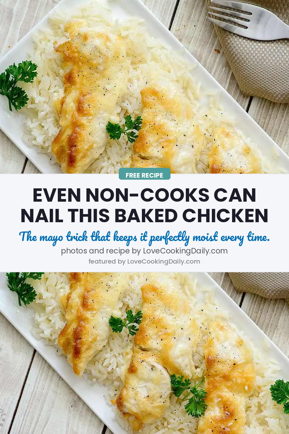 This Baked Chicken Breast Recipe Is So Easy And Looks Insanely Good - LoveCookingDaily.com