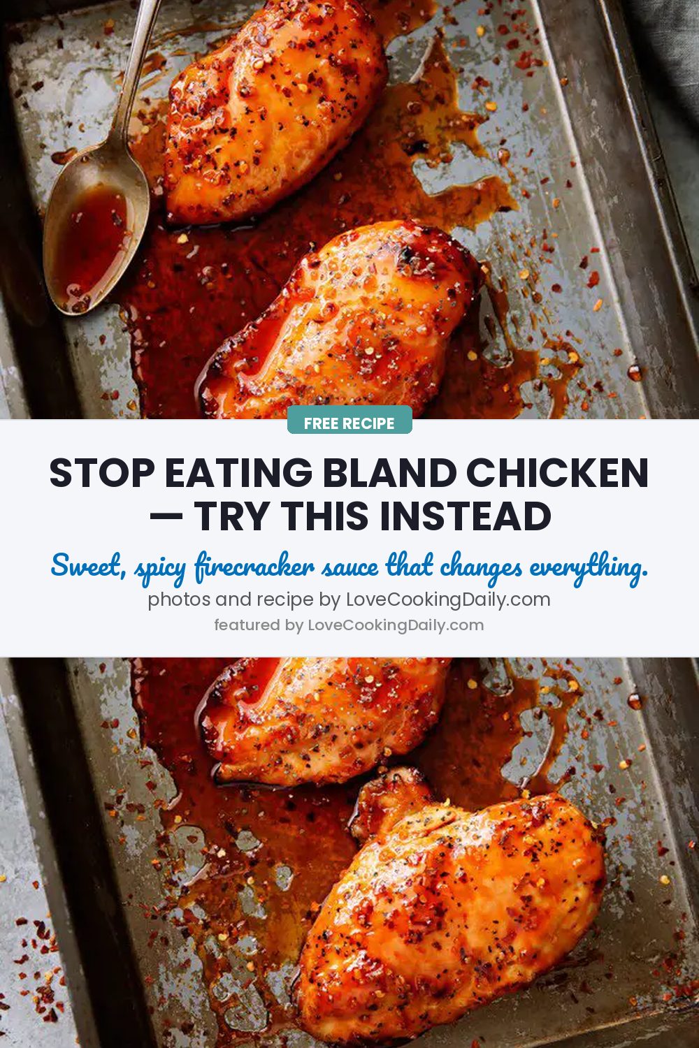 This Baked Firecracker Chicken Looks Amazing! - LoveCookingDaily.com