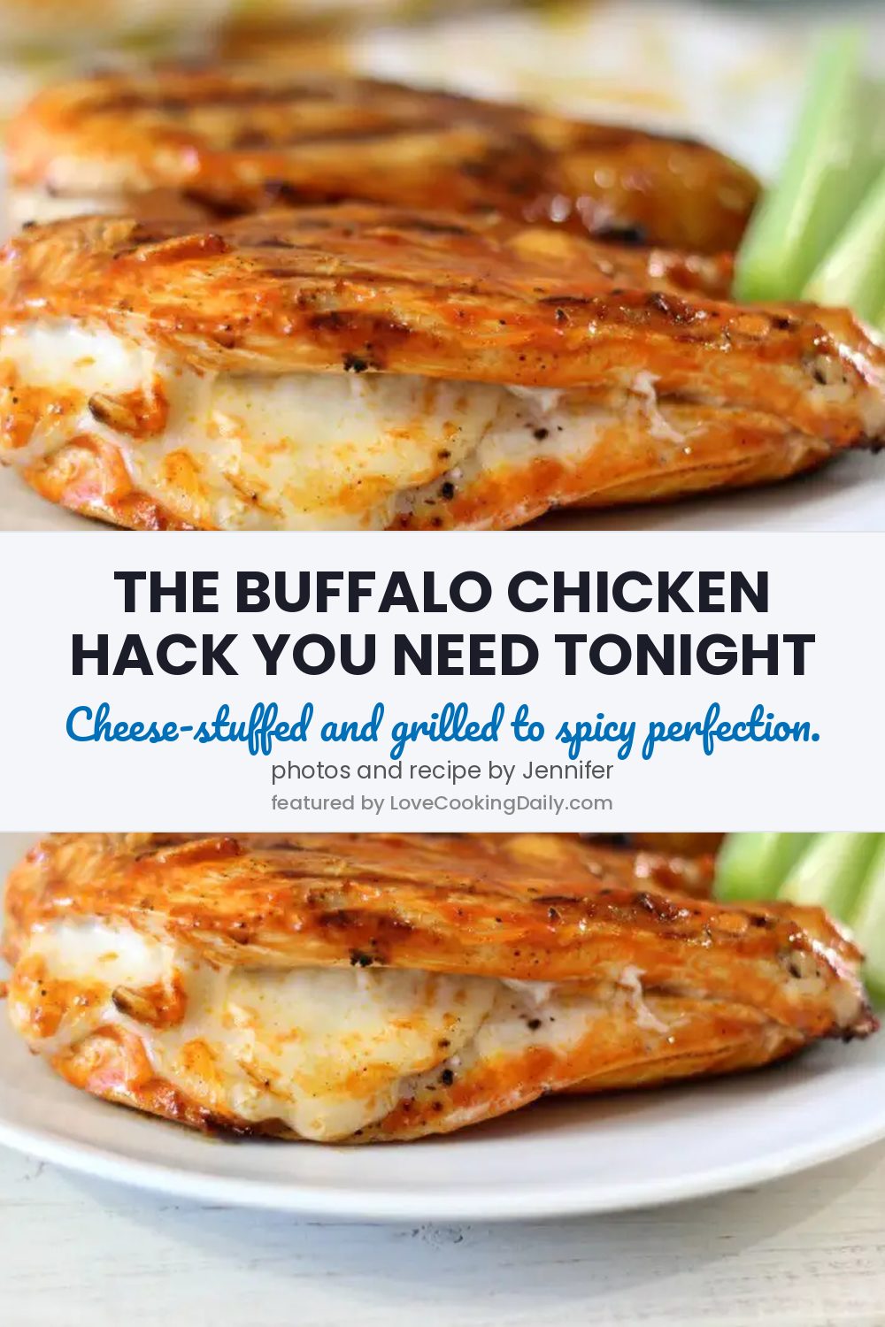 This Grilled Cheesy Buffalo Chicken Is Genius - LoveCookingDaily.com