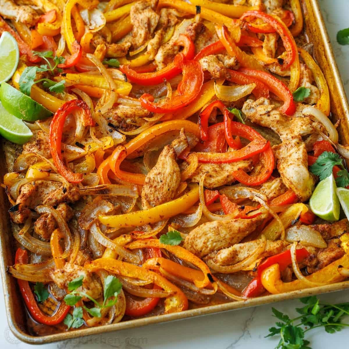 Sheet Pan Chicken Fajitas