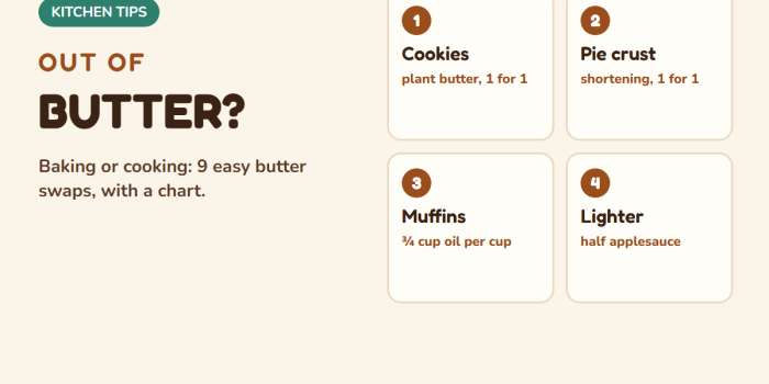Out of butter? 9 easy butter swaps for baking and cooking