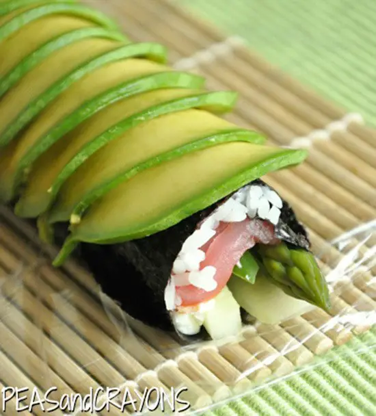 Avocado-Wrapped Sushi
