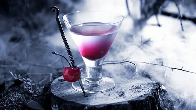 Blood-Red Sangria Martini