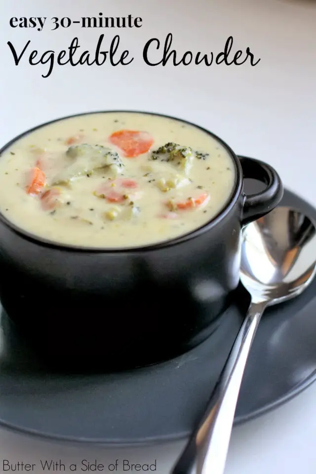Vegetable-Chowder.Butter-With-a-Side-of-Bread