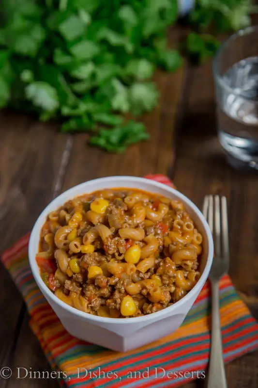 Taco-Skillet-Pasta