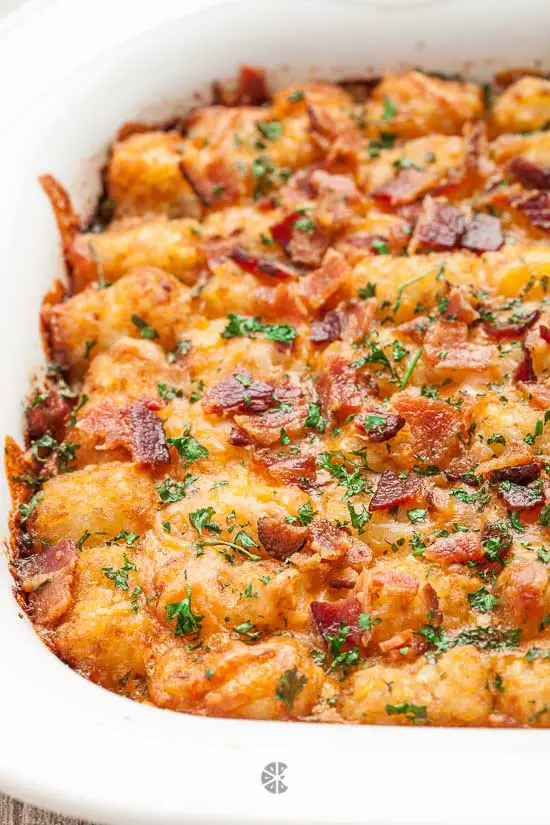 This Cheesy Tater Tot Breakfast Bake Is Simply Irresistible!