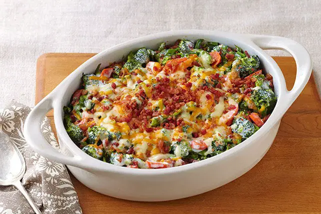 Creamy Broccoli-Bacon Bake