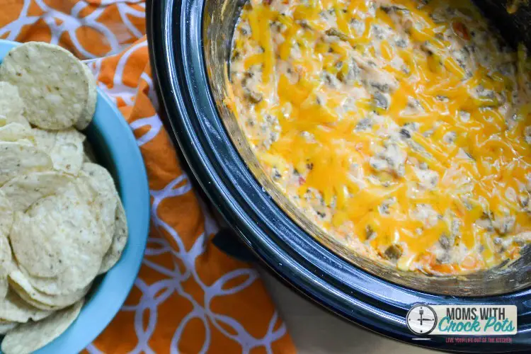 The Perfect Crockpot Cheeseburger Dip For Game Day
