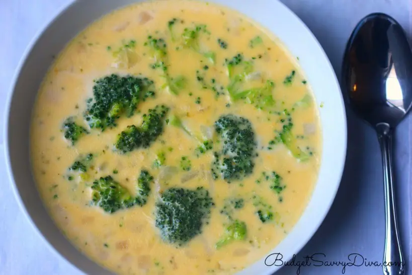 Quick And Tasty 5 – Ingredient Broccoli Cheese Soup