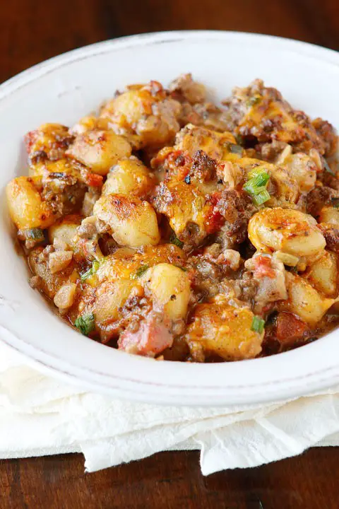This Delicious One Pot Cheeseburger Gnocchi Will Quickly Become A Family Favorite