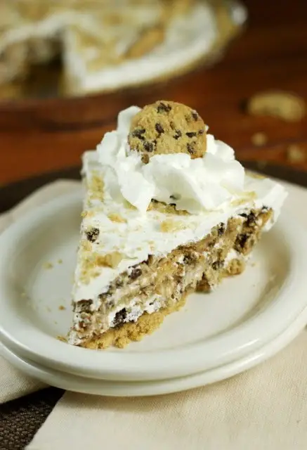Totally Scrumptious & Easy No-Bake Chocolate Chip Cookie Pie