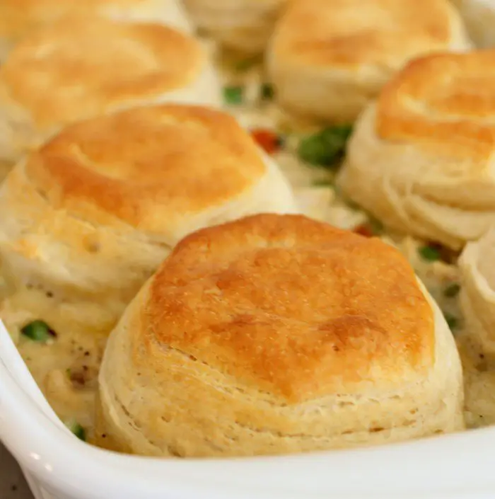 Easy Biscuit Chicken Pot Pie