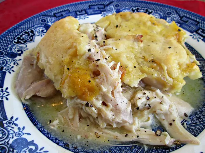 Wonderfully Comforting Chicken And Dumpling Casserole