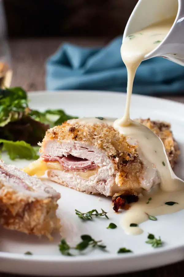 Super Simple And So Fast Baked Chicken Cordon Bleu Recipe