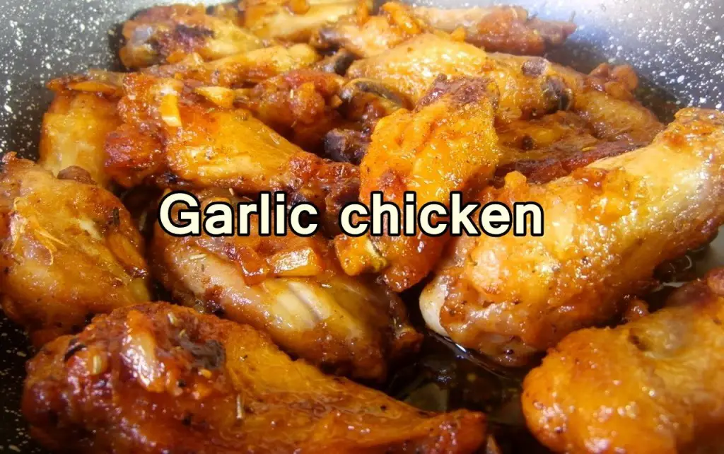 Easy, Fast And Tasty Garlic Chicken Wings