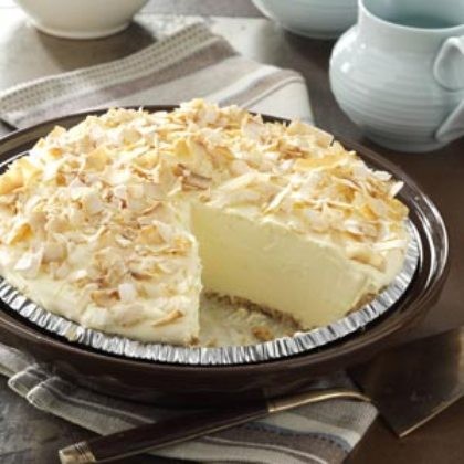 Creamy And Delicious No-Bake Coconut Pie