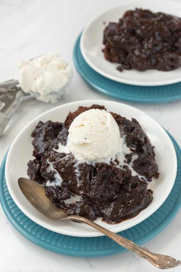 Chocolatey And Rich Slow Cooker Brownie Pudding