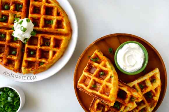 Use Leftover Mashed Potatoes To Make Fantastically Fluffy Yet Crunchy And Cheesy Waffles