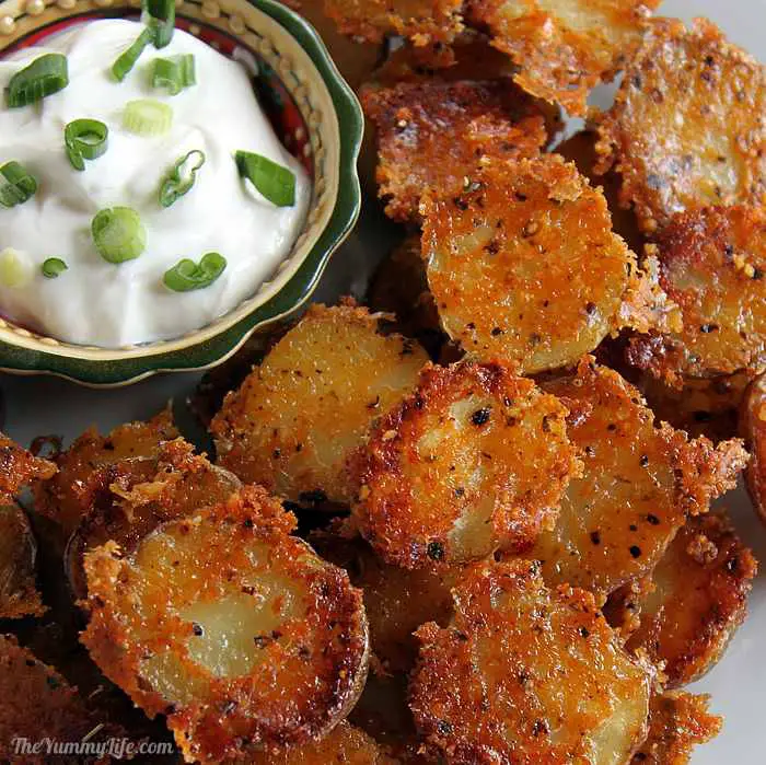 Parmesan Garlic Roasted Baby Potatoes- Quick, Easy, And Delicious!