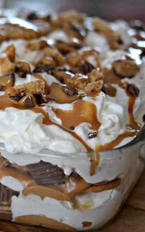 Quick And Easy No-Bake Peanut Butter Cookie Lasagna