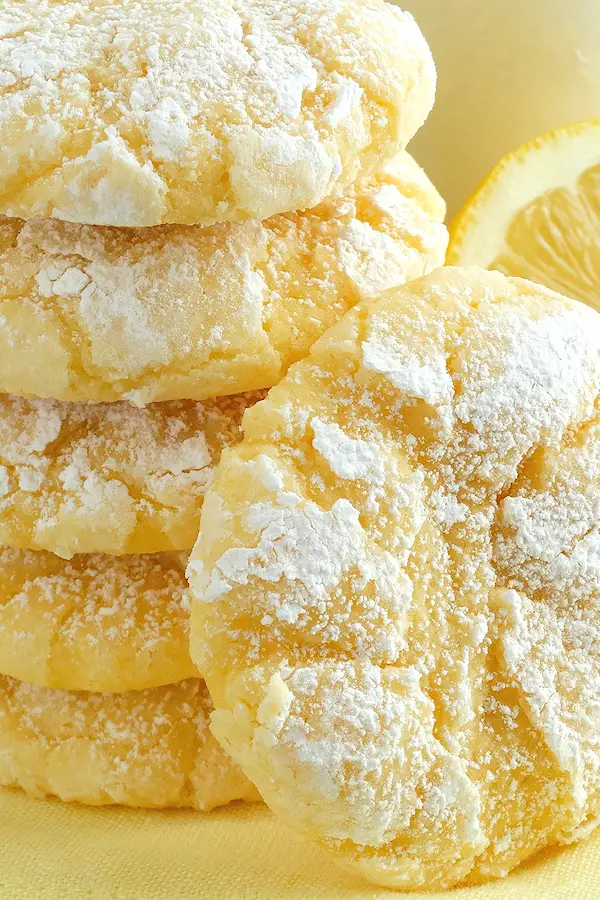Melt-In-Your-Mouth Lemon Gooey Butter Cookies