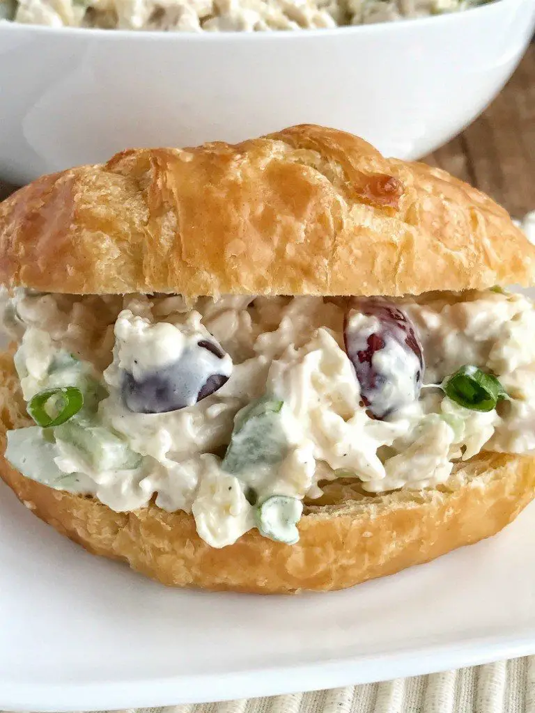 Delicious Chicken Salad Sandwich With Grapes Recipe