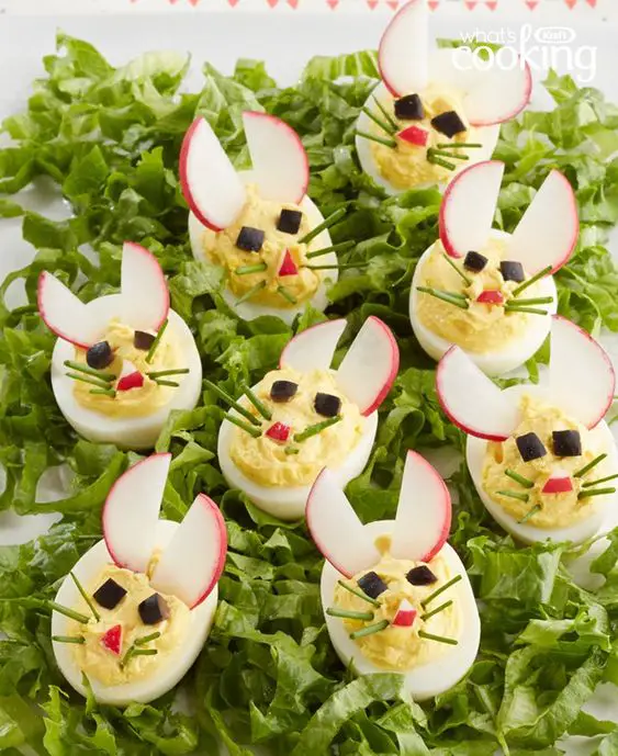 Easy Bunny Devilled Eggs