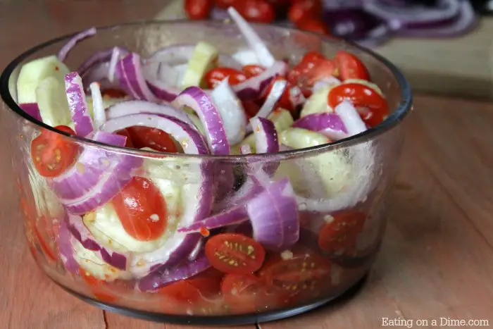 This Quick And Easy Cucumber Tomato Salad Will Actually Make You Love Salad