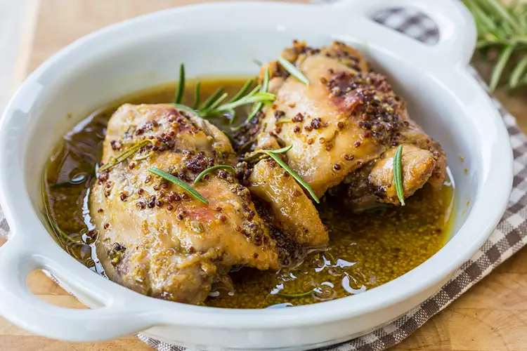 Slow Cooker Honey Mustard Chicken