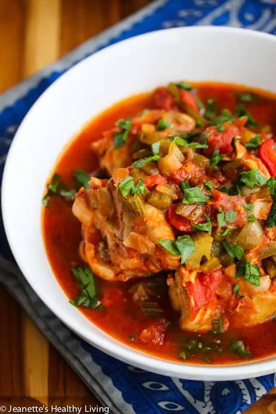 Clean Eating Slow Cooker Creole Chicken Stew