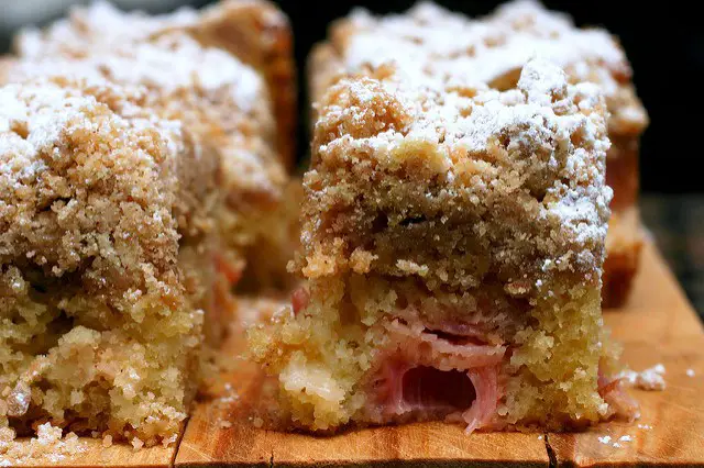 ‘Big Crumb’ Coffeecake with Rhubarb