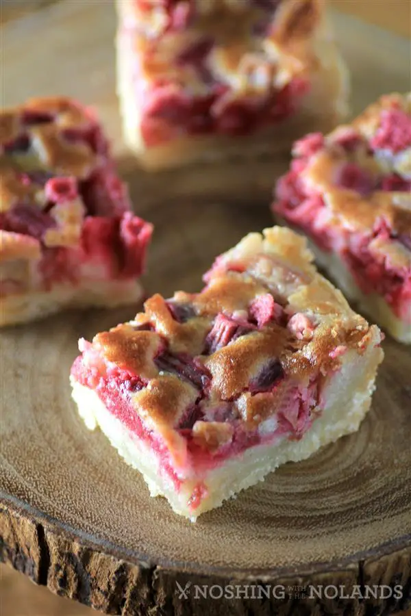 Rhubarb Dream Bars Recipe