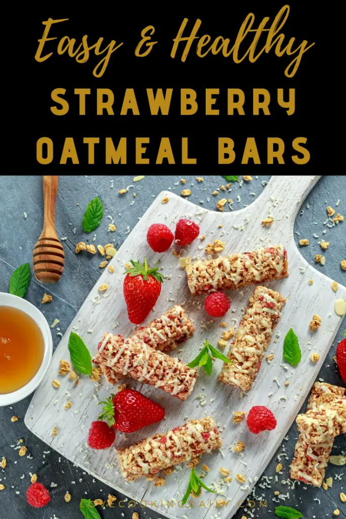 Easy And Healthy Strawberry Oatmeal Bars