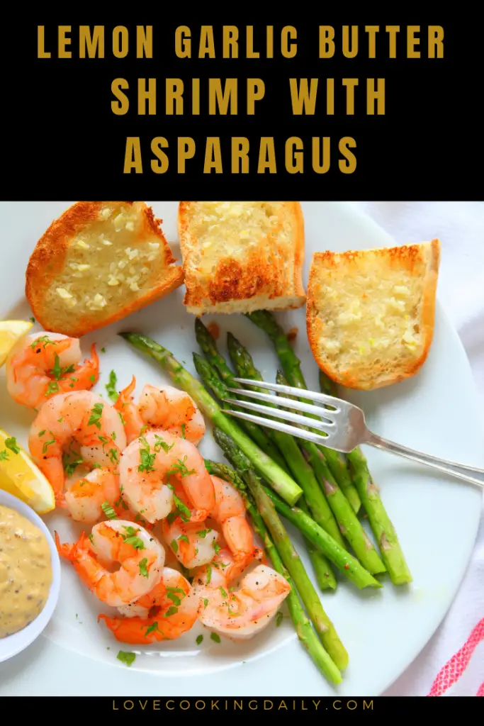 Lemon Garlic Butter Shrimp with Asparagus