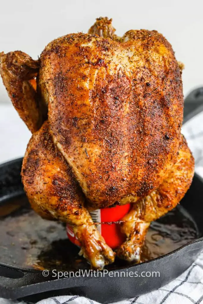 The Most Flavorful Beer Can Chicken