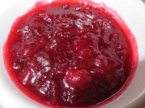 Recipe For Cranberry Sauce With Fresh Cranberries- 3 Ingredients Only!