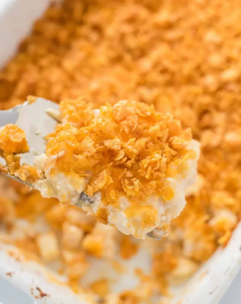 Cheesy Potatoes with Cornflakes