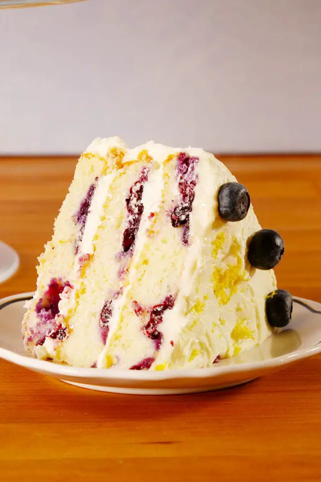 Lemon Blueberry Cake The only cake you need all Summer