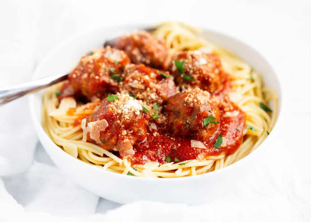 EASY Homemade Meatball Recipe (oven-baked!) - I Heart Naptime