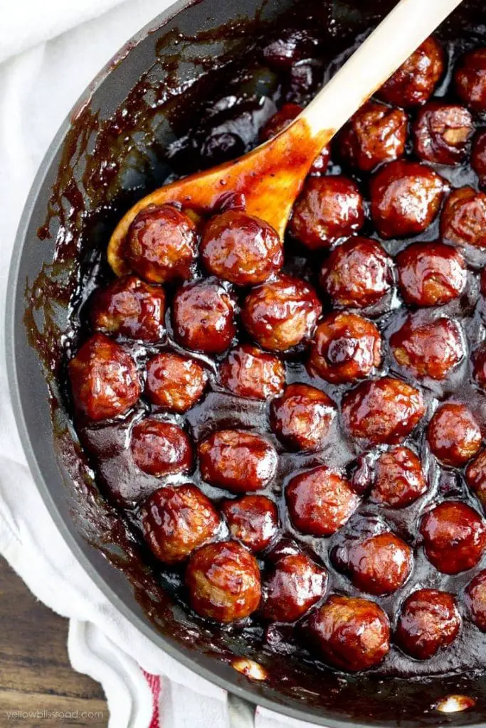 Spicy Cranberry Barbeque Meatballs With Just Three Simple Ingredients